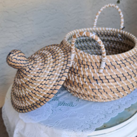 Opal House | Accents | New Opal House Large Snake Charmer Basket With